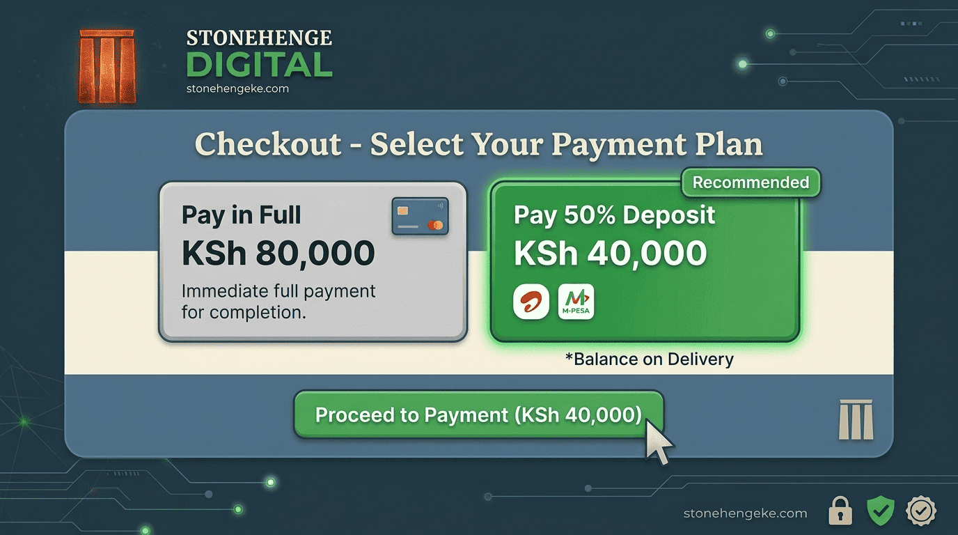 How to Build a 50% Deposit Payment Flow for High-Ticket Items (With Terms Template)