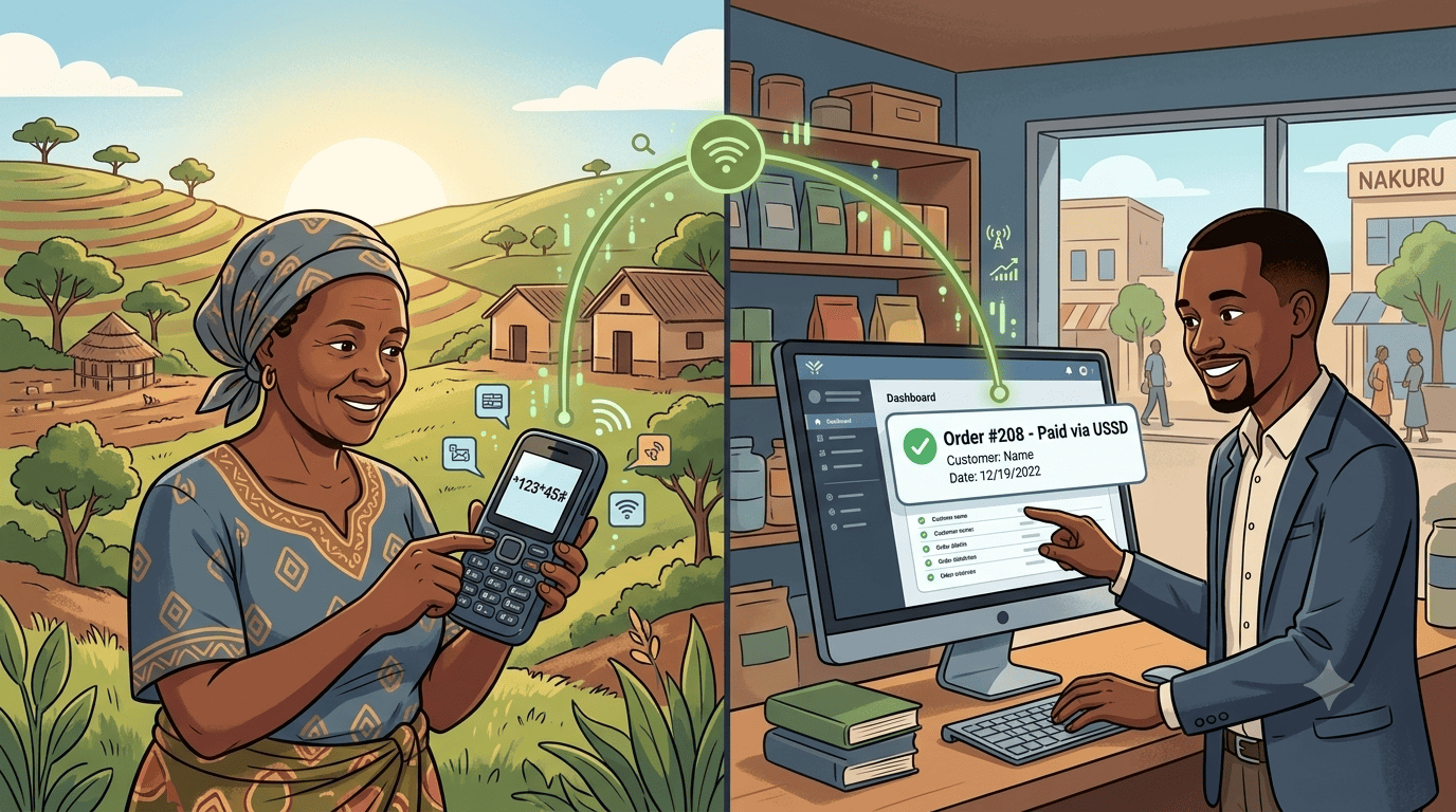How a Nakuru Shop Owner Uses USSD to Sell to Farmers with No Smartphone