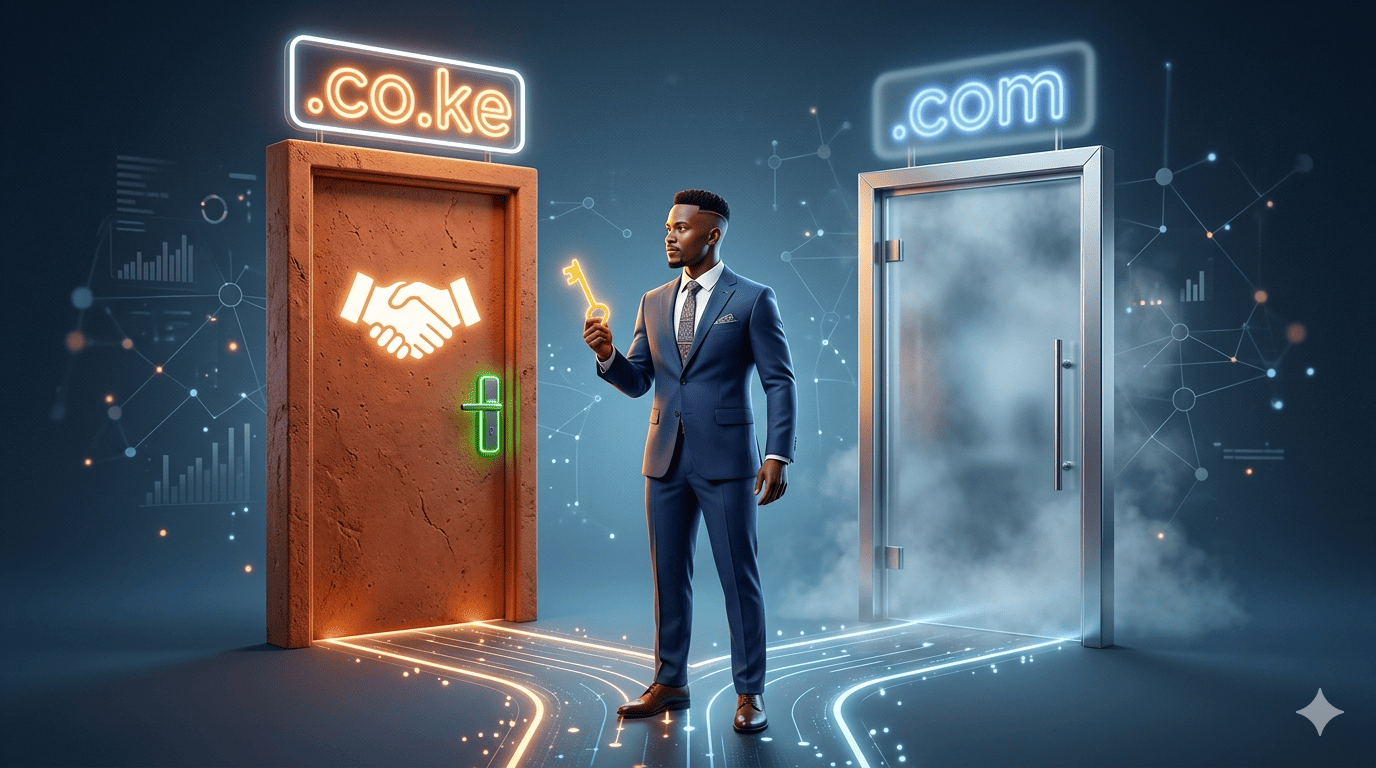 The .co.ke vs .com Dilemma: Which Domain Actually Builds Trust for Kenyan SMEs?