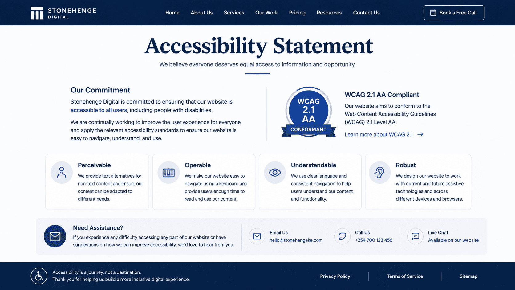 Why Kenyan NGOs Are Now Demanding "Accessibility Statements" (And How to Add One)
