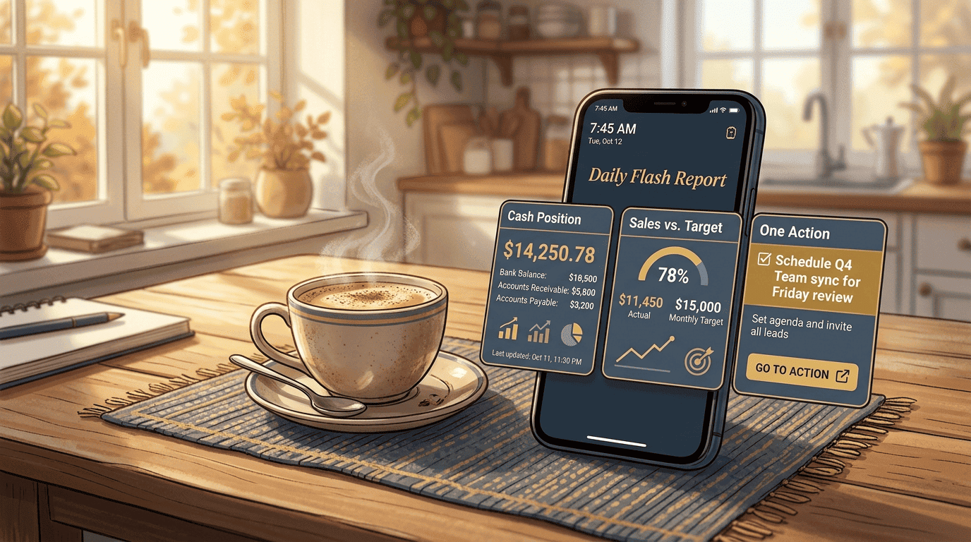 The "Daily Flash Report" Habit: How a 1-Minute Morning Routine Can Double Your Profitability