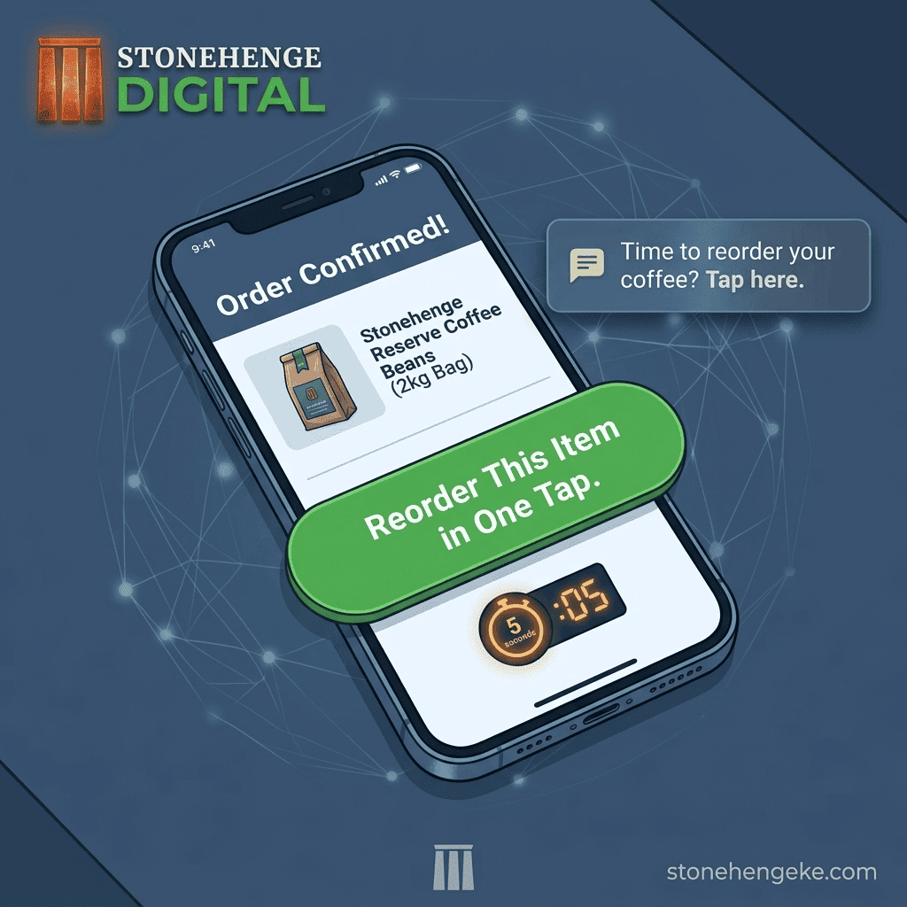 How to Create a One-Tap Reorder Button for Repeat Customers