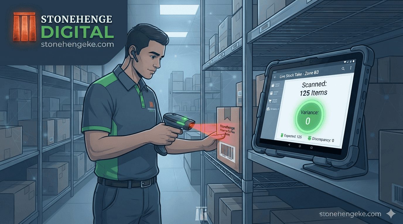 How to Use a Barcode Scanner to Cut Your Stock Take From 16 Hours to 4