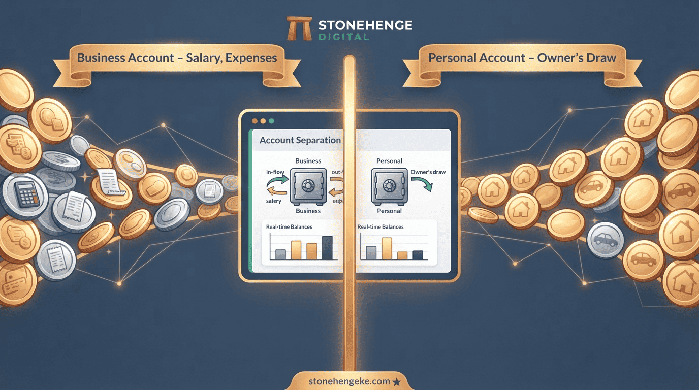 How to Separate Your Personal and Business Money Using a Dashboard