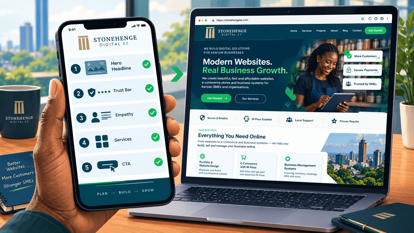 How to Write a Homepage That Converts Kenyan Buyers in 5 Steps (With Copy Templates)