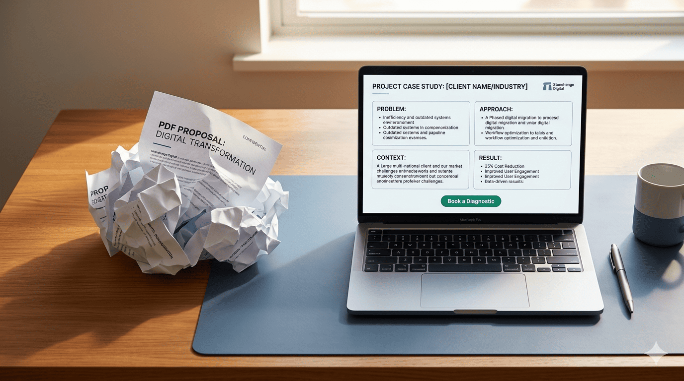 Stop Writing Proposals. Your Website Should Be the Proposal: A Portfolio Strategy for Kenyan Consultants