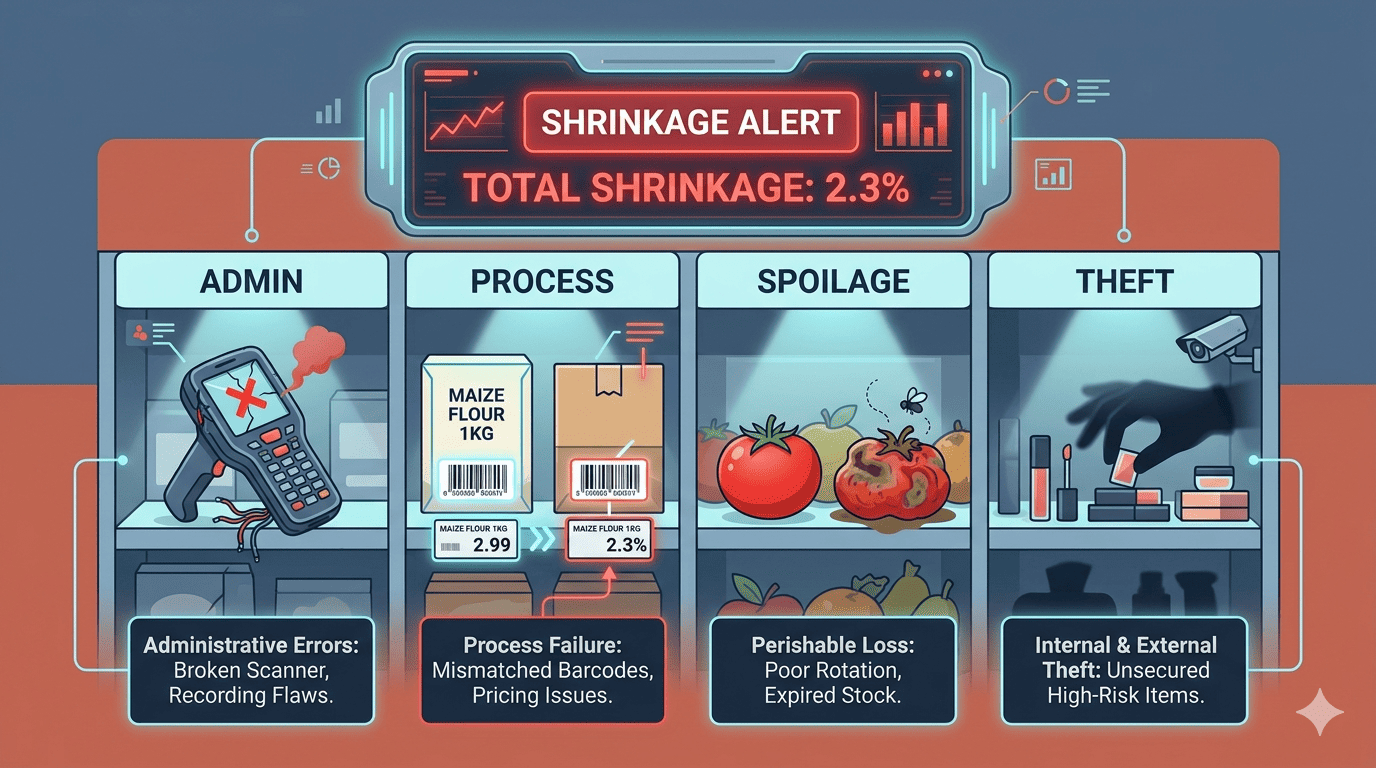 Your Shop Manager Is Stealing (And They Don't Even Know It): The 4 Types of Inventory Shrinkage Wrecking Kenyan SMEs