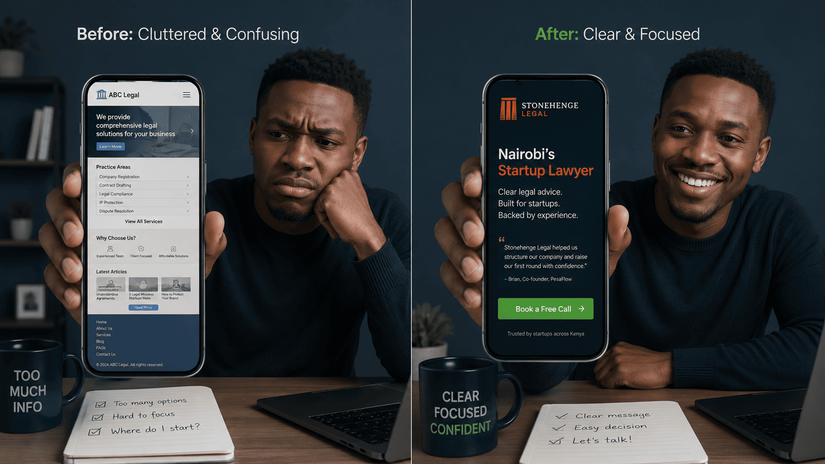 Stop Sending People to Your Homepage: The One-Page "Landing Pad" That Converts 3× More for Nairobi Professionals