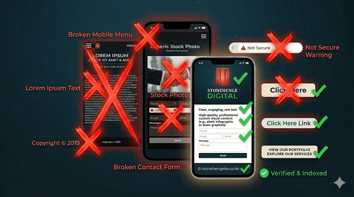 The 7 Deadly Sins of Kenyan SME Websites (And Why Your Competitor Is Laughing at You)