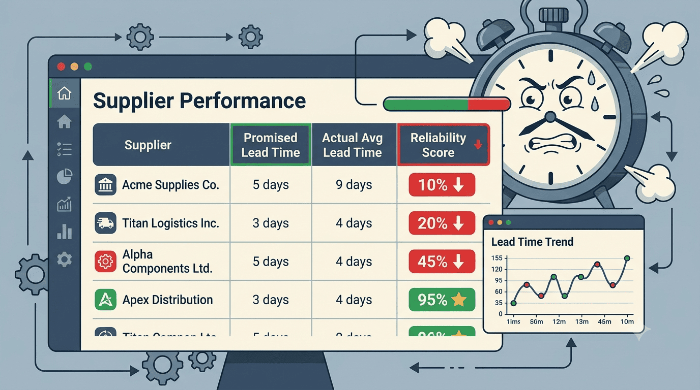 The "Bado Tunangoja" (Still Waiting) Supplier: How a Dashboard That Tracks Order Lead Times Can Cut Your Out-of-Stock Days by 60%