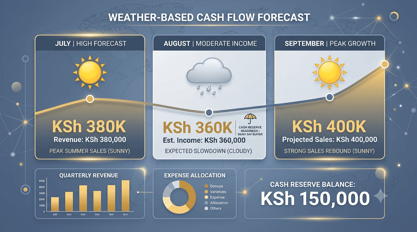 The 3-Month "Business Weather Forecast": How to Use Your Dashboard Sales History to Predict Next Quarter's Revenue (And Plan Spending)