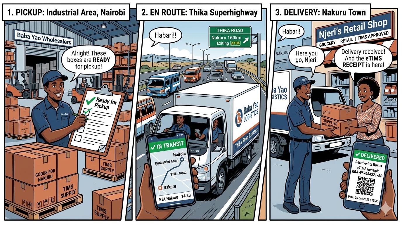 Tracking Stock from "Baba Yao" to Customer: A Simple Supply Chain Portal for Distributors